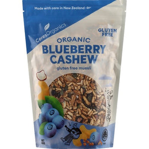 Ceres Organics Blueberry Cashew Gluten Free Muesli - 400g