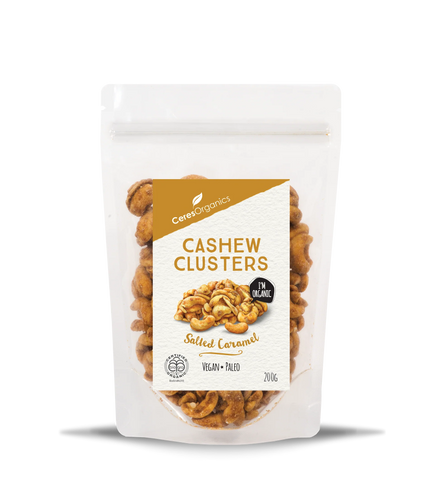 Ceres Organics Organic Cashew Clusters, Salted Caramel 200g - 20% off