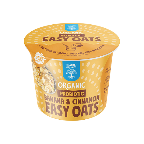 Chantal Organics BANANA & CINNAMON PROBIOTIC EASY OATS