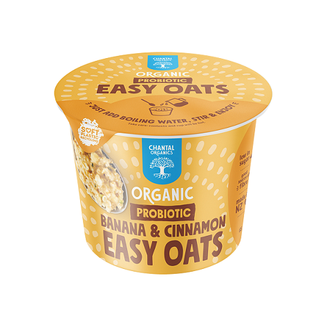 Chantal Organics BANANA & CINNAMON PROBIOTIC EASY OATS - Special 10% off