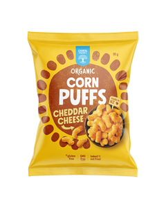 Chantal Organics Corn Puffs Cheddar Cheese 90gm