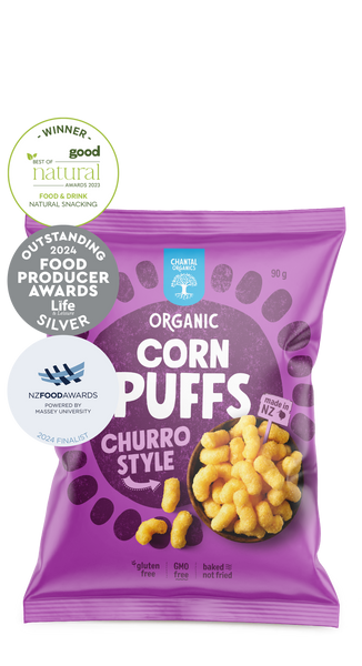 Chantal Organics Corn Puffs Churro Style