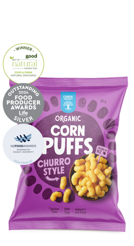 Chantal Organics Corn Puffs Churro Style