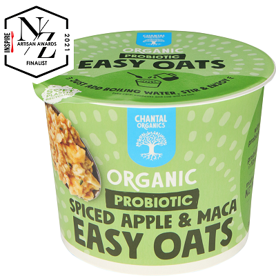 Chantal Organics SPICED APPLE & MACA PROBIOTIC EASY OATS
