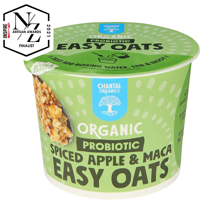 Chantal Organics SPICED APPLE & MACA PROBIOTIC EASY OATS - Special 10% off