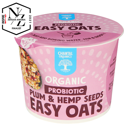 Chantal Organics PLUM & HEMP SEEDS PROBIOTIC EASY OATS - Special 10% off