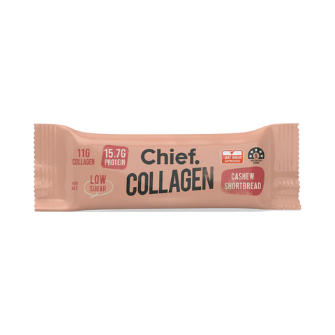 Chief Collagen Cashew Shortbread Bar 45gm