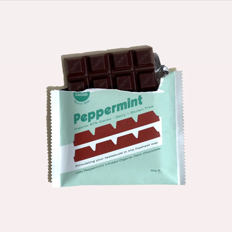 Chow Cacao Organic Fairtrade Peppermint 60gm