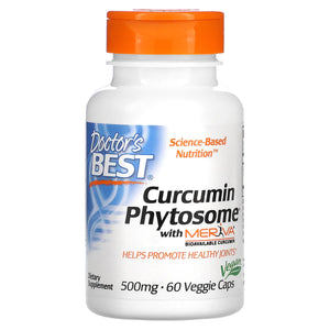 Doctor's Best Curcumin Phytosome with Meriva, 500 mg, 60 Veggie Caps