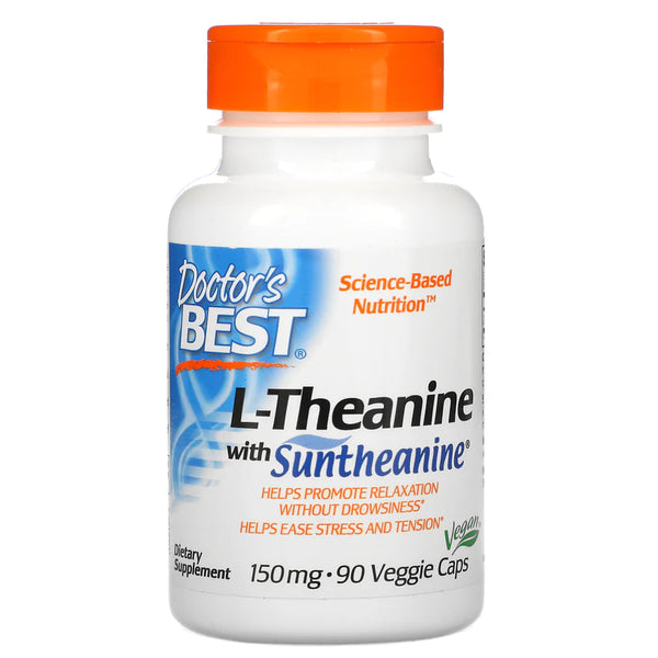 Doctor's Best L-Theanine with Suntheanine, 150 mg, 90 Veggie Caps