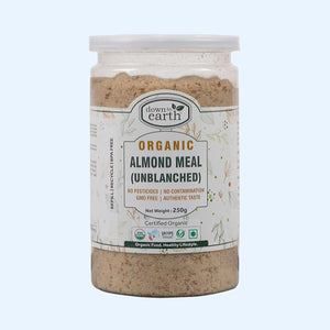 down to earth Almond Meal (Unblanched) with skin Organic 250g