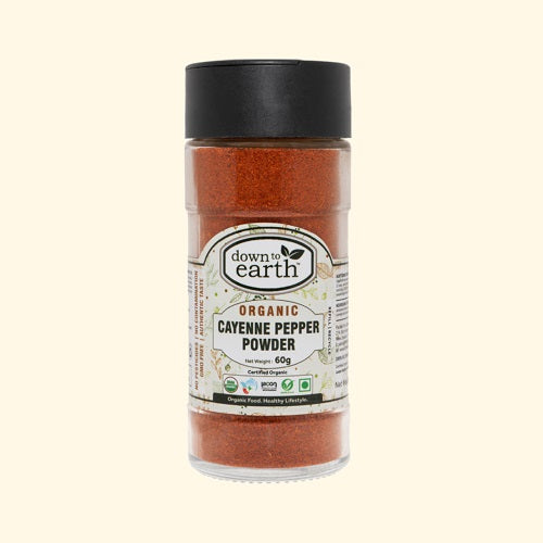 down to earth Cayenne Pepper Powder Organic 60g