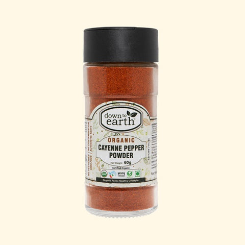 down to earth Cayenne Pepper Powder Organic 60g