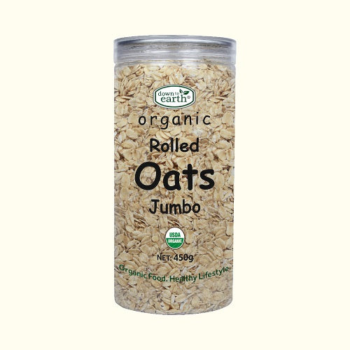 down to earth Jumbo Rolled Oats Organic 450g