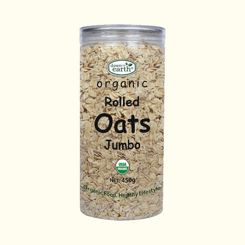 down to earth Jumbo Rolled Oats Organic 450g