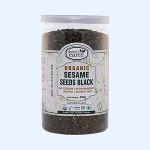 down to earth Sesame Seeds Black Organic 300g