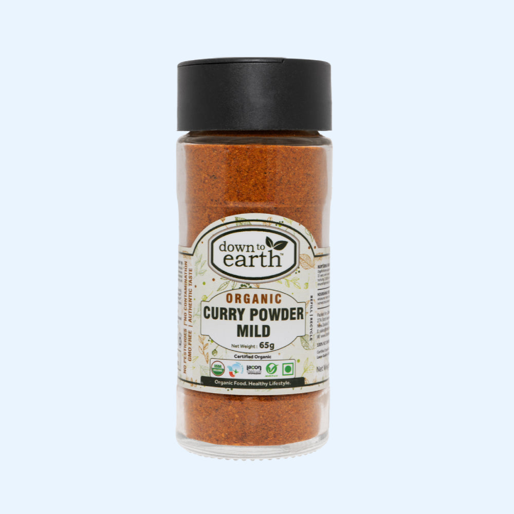 down to earth Curry Powder Mild Organic 65g
