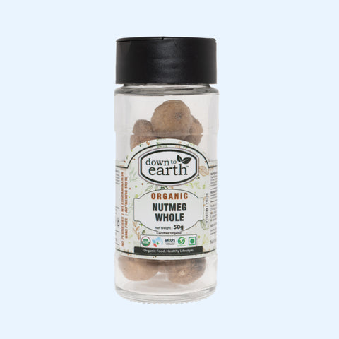 down to earth Nutmeg Whole Organic 50g