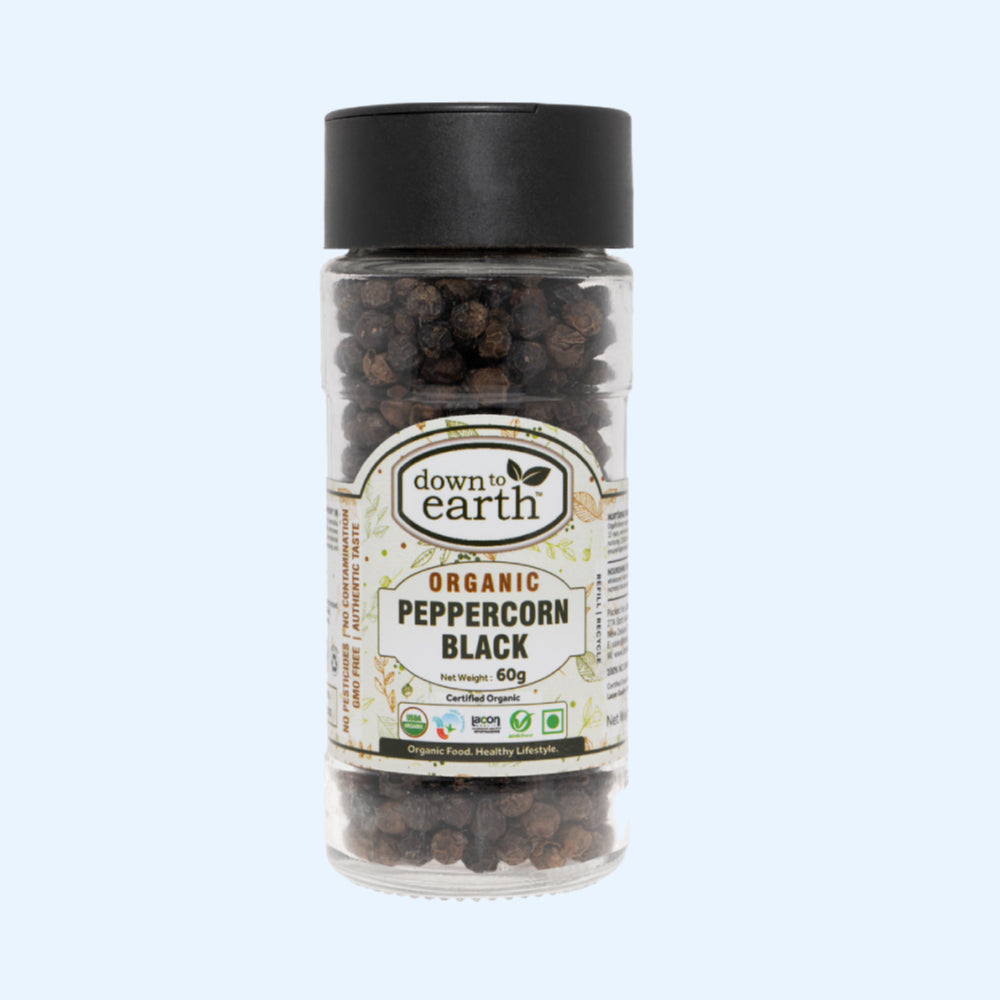 down to earth Peppercorn Black Organic 60g