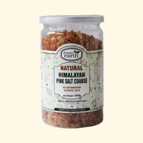 down to earth Himalayan Pink Salt Coarse Natural 450g