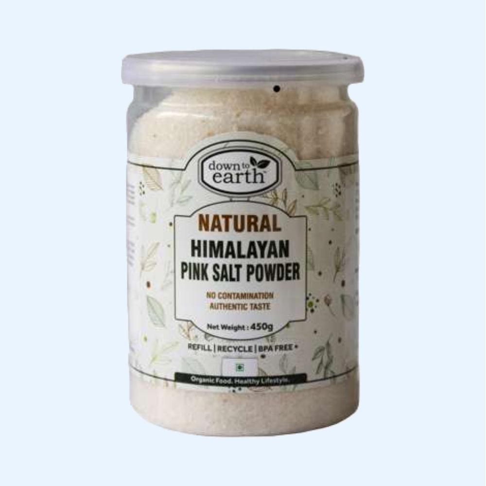 down to earth Himalayan Pink Salt Fine Natural 450g