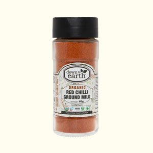 down to earth Red Chilli Ground Mild Organic 60g
