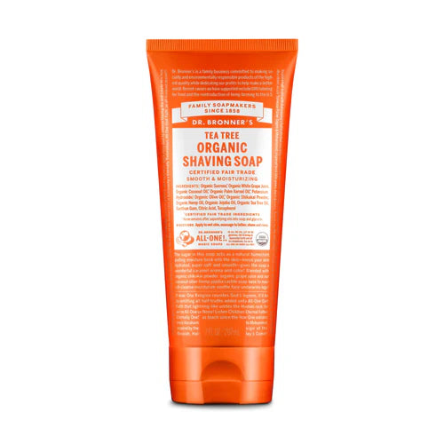 Dr. Bronner’s ORGANIC SHAVING SOAPS TEA TREE 207ml