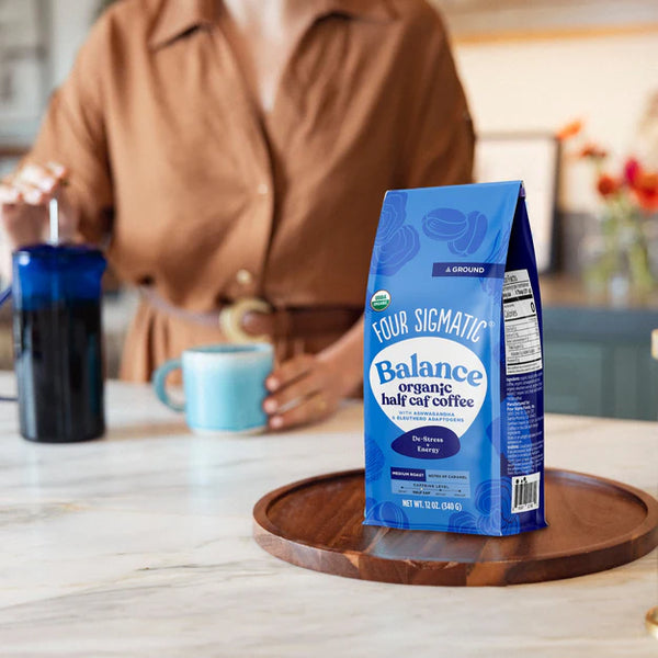 Four Sigmatic Balance Half Caf Ground Coffee 340gm