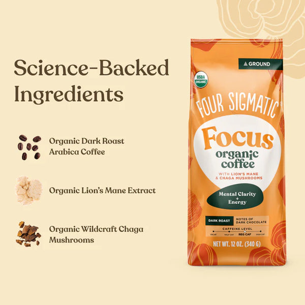Four Sigmatic Focus Ground Coffee 340gm