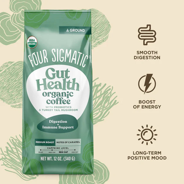 Four Sigmatic Gut Health Ground Coffee 340gm