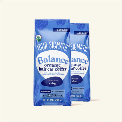 Four Sigmatic Balance Half Caf Ground Coffee 340gm