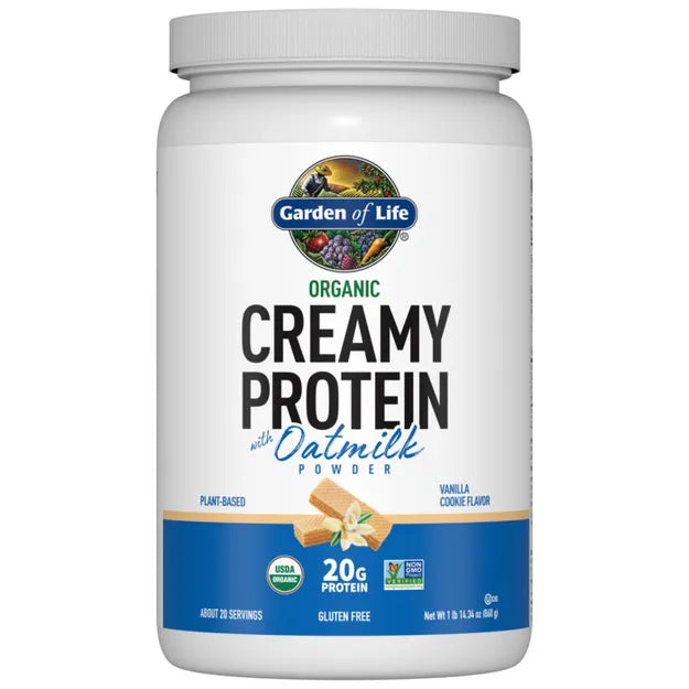 Garden of Life Organic Creamy Protein with Oatmilk – Vanilla Cookie 920gm