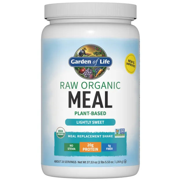 Garden of Life Raw Garden of Life Raw Organic Meal Replacement Protein Powder - Lightly Sweet 1050gm