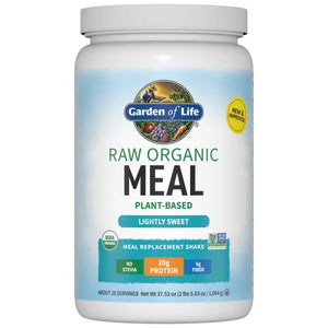 Garden of Life Raw Garden of Life Raw Organic Meal Replacement Protein Powder - Lightly Sweet 1038gm