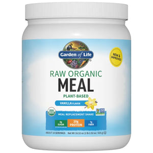 Garden of Life Raw Organic Meal Replacement Protein Powder - Vanilla 484gm