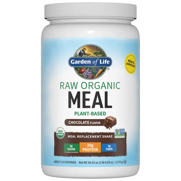 Garden of Life Raw Raw Organic Meal Replacement Protein Powder - Chocolate 1017gm