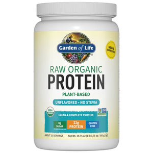 Garden of Life Raw Organic Protein Powder - Unflavoured NO Stevia 620gm