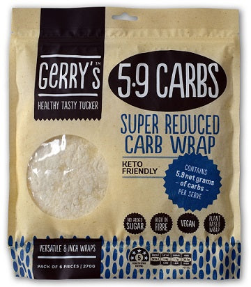 Gerry's Super-reduced Carb Wrap 6pcs
