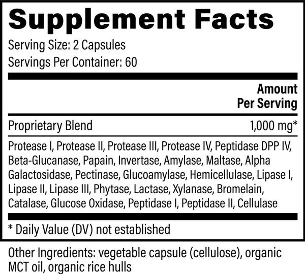 Global Healing Ultimate Enzymes 60caps