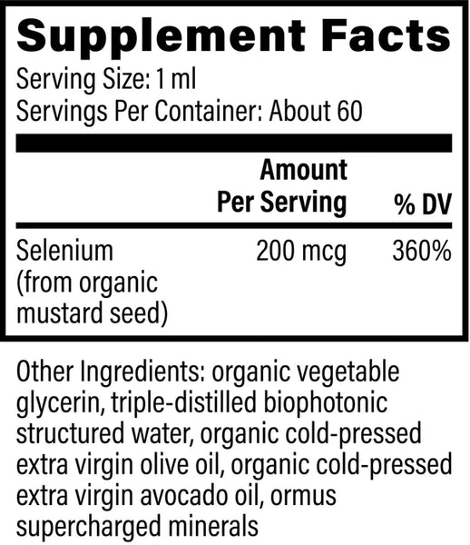 Global Healing Selenium MicroSomal® Plant-Based 60ml