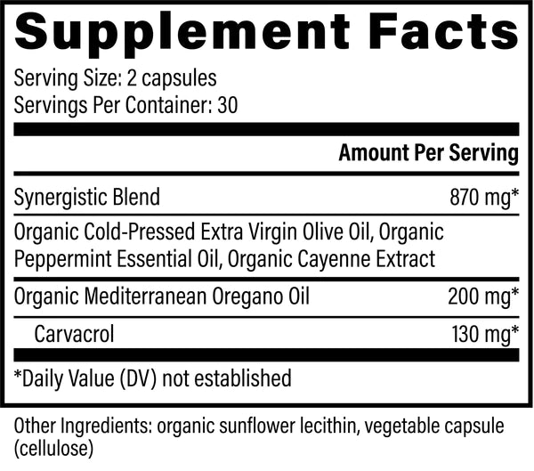 Global Healing Oregano Oil 60caps