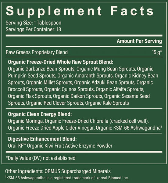 Global Healing Organic Super Greens 270gm