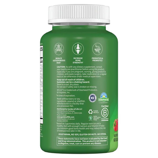 Garden of Life Vitamin Code Calcium & Magnesium 60 Gummies