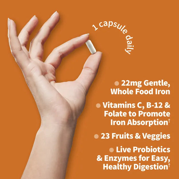 Garden of Life Vitamin Code Raw Iron 30 Capsules