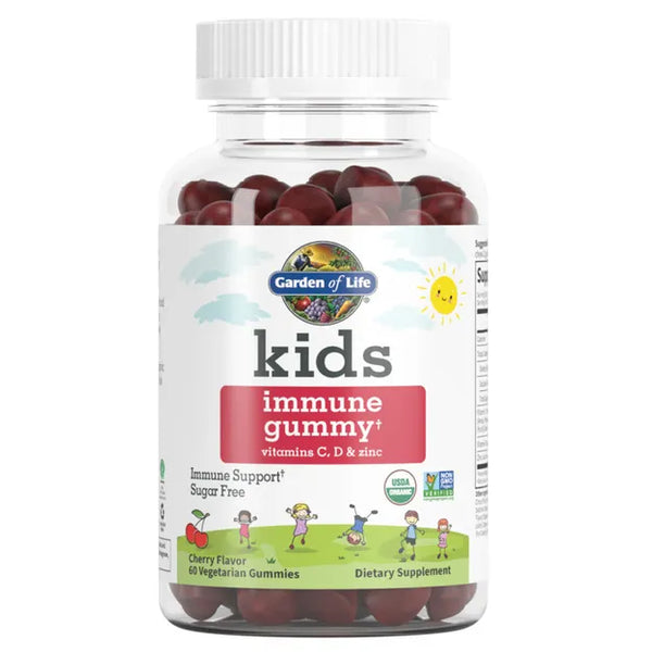 Garden of Life Organic Kids Immune Gummy† Cherry Flavour 60ct