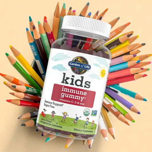 Garden of Life Organic Kids Immune Gummy† Cherry Flavour 60ct