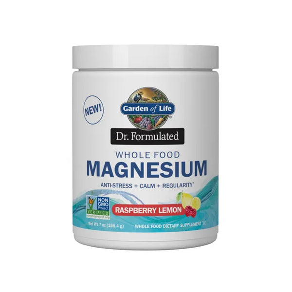 Garden of Life Dr. Formulated Magnesium Powder - Raspberry Lemon 198gm