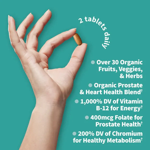 Garden of Life mykind Organics Men's 40+ Multi Tablets
