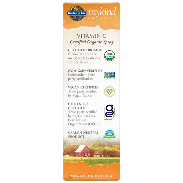 mykind Organics Vitamin C Organic Spray Orange Tangerine (58ml) Liquid