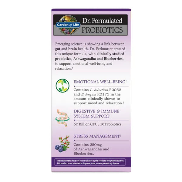 Dr. Formulated Probiotics Mood + 50 Billion CFU 60VCaps
